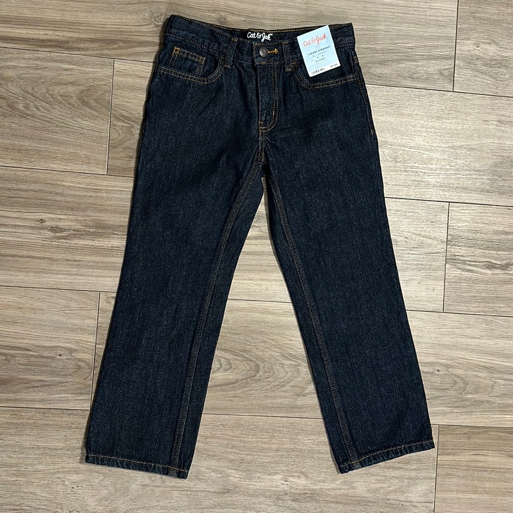 NWT Boys Cat & Jack Jeans Size 8 Husky